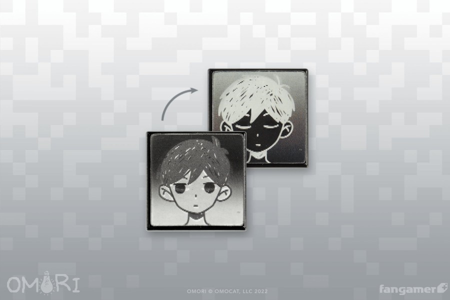 Hot OMORI Invulnerable Omori Lenticular Pin