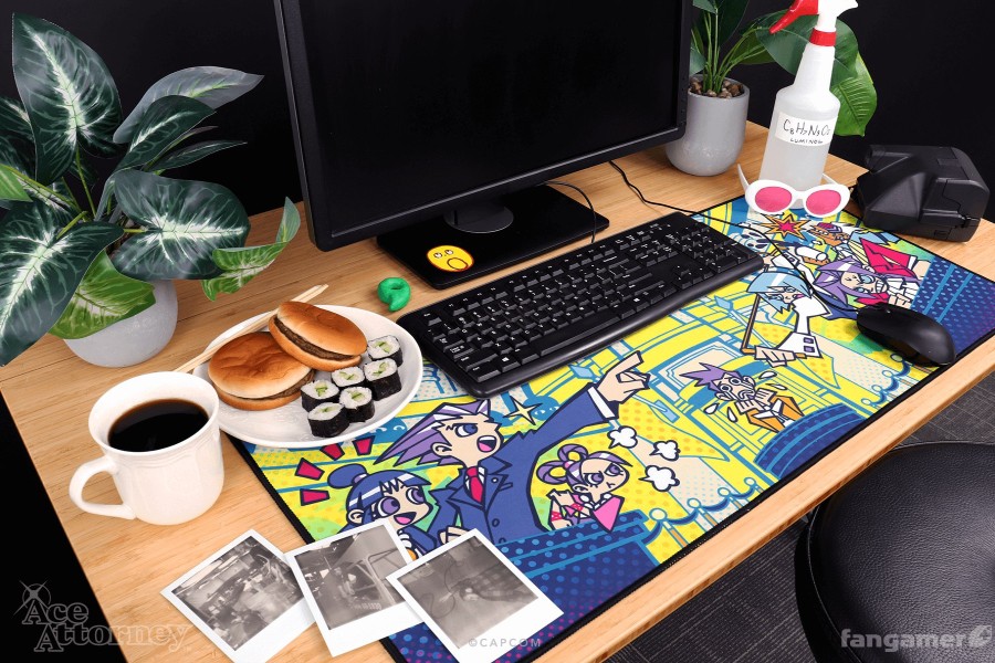 Hot Ace Attorney Courtroom Desk Mat