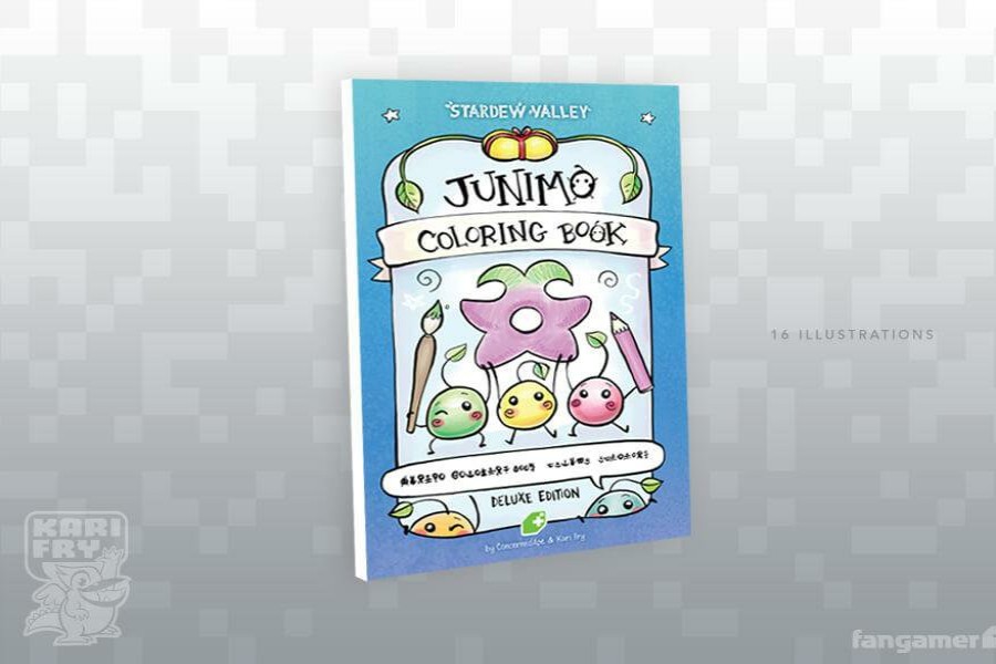 New Stardew Valley Junimo Coloring Book