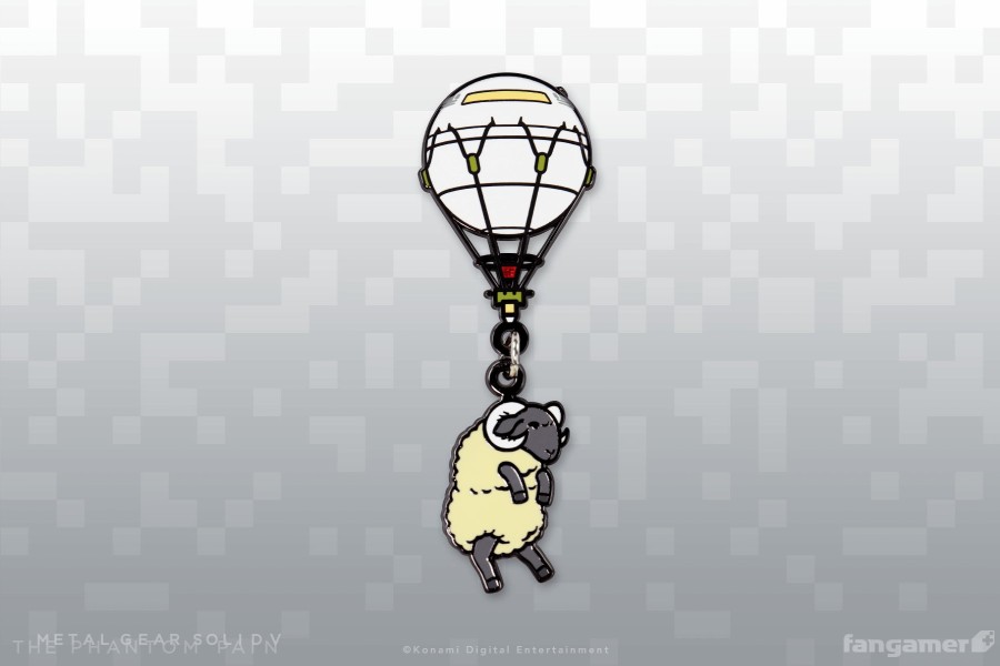 New Metal Gear Solid Mgsv Fulton Dangling Sheep Pin