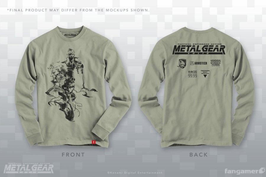 Hot Metal Gear Solid Bloodline Long-Sleeved Shirt