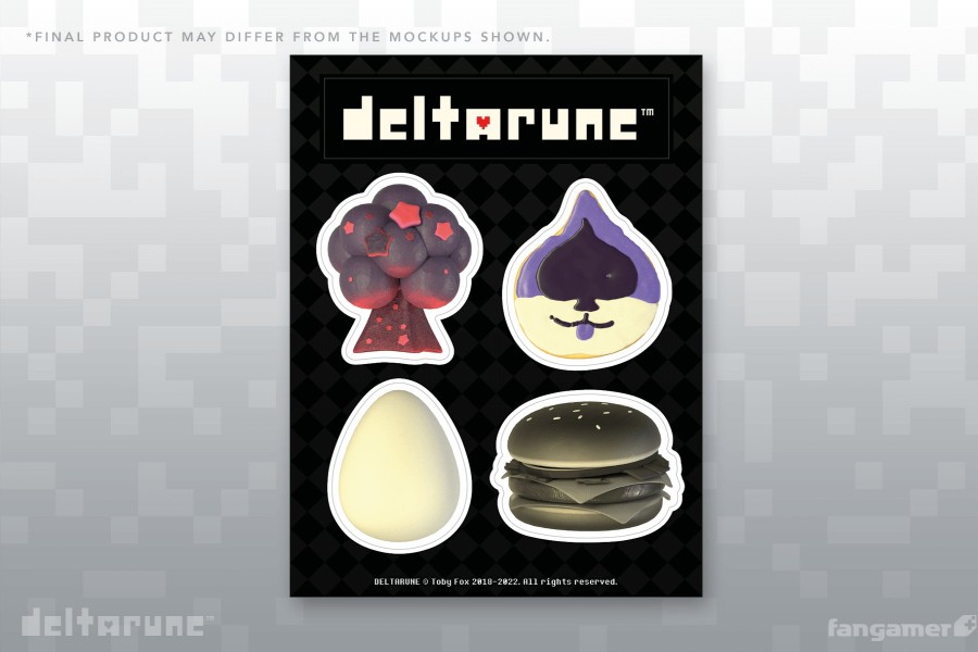 Hot DELTARUNE Deltarune Npc Sticker Sheet