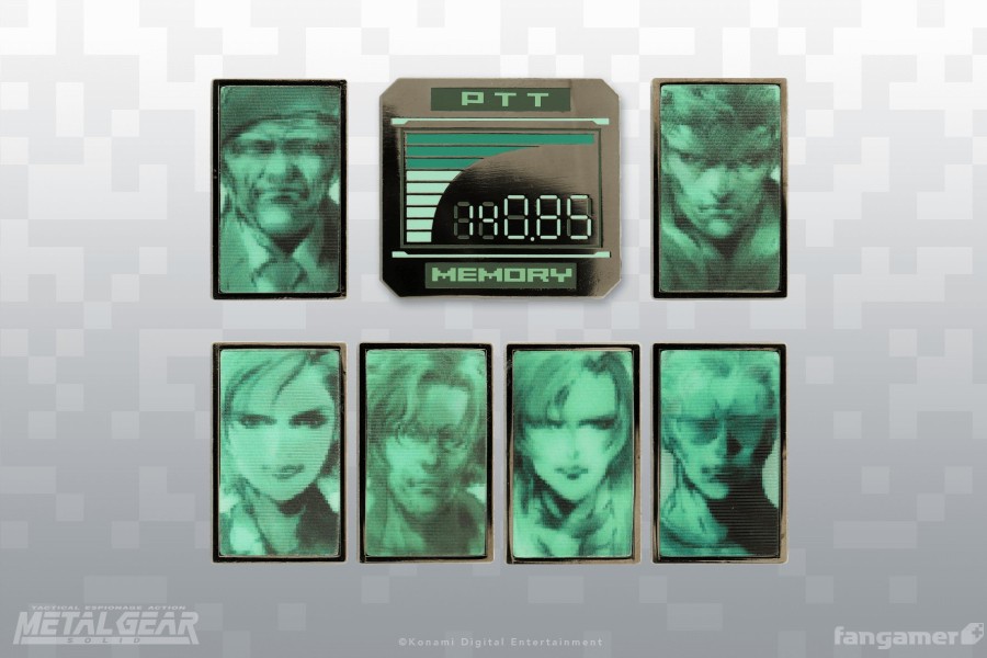 Wholesale Metal Gear Solid Codec Lenticular Pin Set