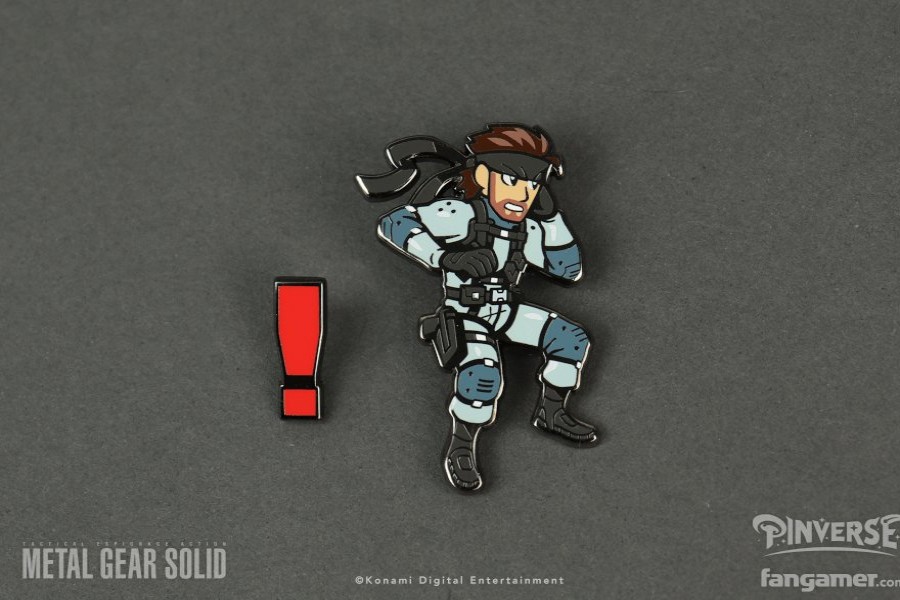 New Metal Gear Solid Solid Snake Pin Pack