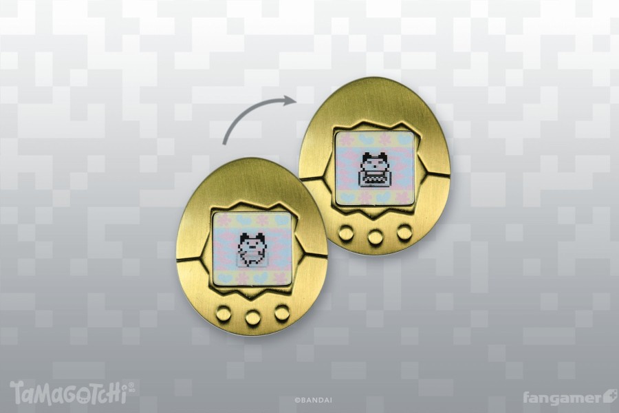 Hot Tamagotchi Tamagotchi Lenticular Pin