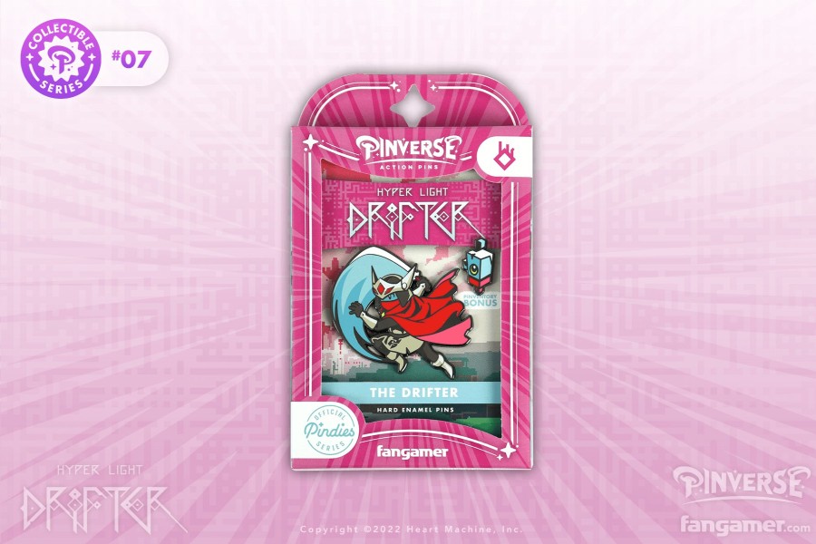 New Hyper Light Drifter The Drifter Pin Pack