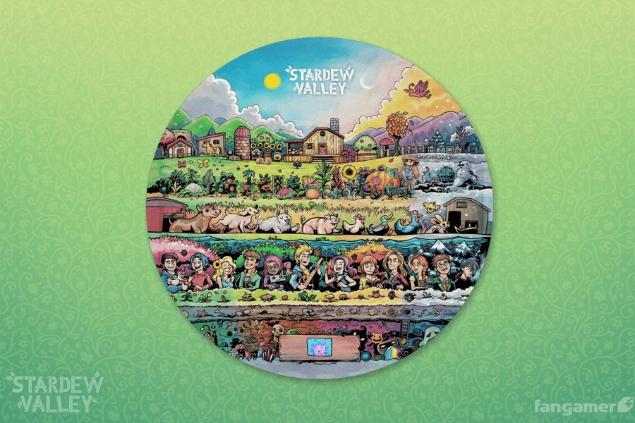 Hot Stardew Valley Stardew Valley Vinyl Slipmat