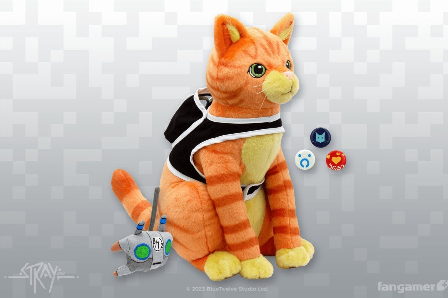 Online STRAY Cat And B-12 Plush Set