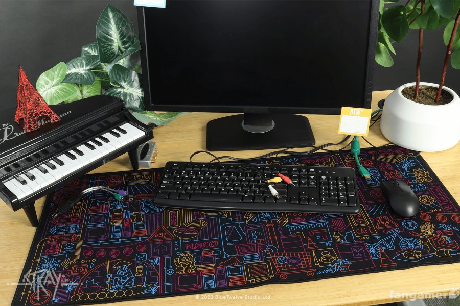 Hot STRAY Walled City 99 Desk Mat