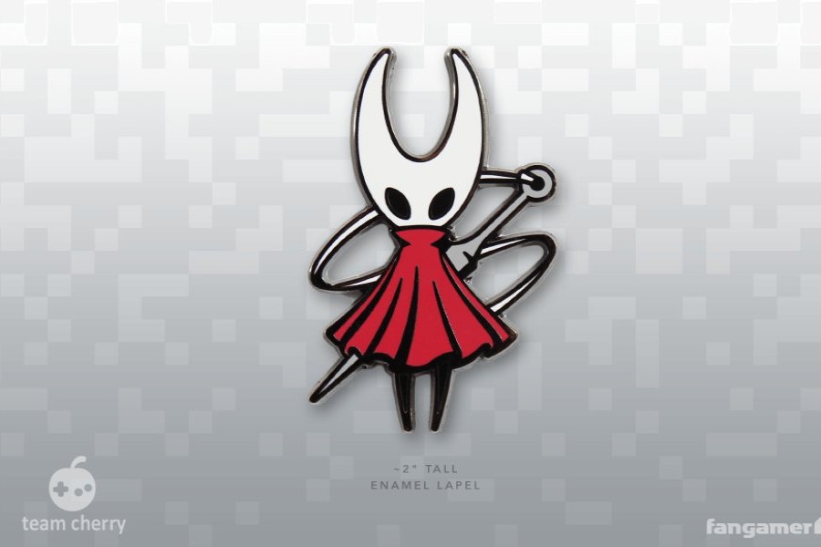 Hot Hollow Knight Hornet Pin