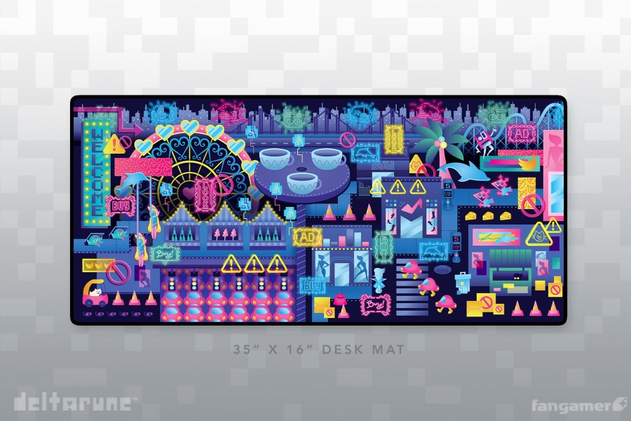 Wholesale DELTARUNE Cyber City Desk Mat