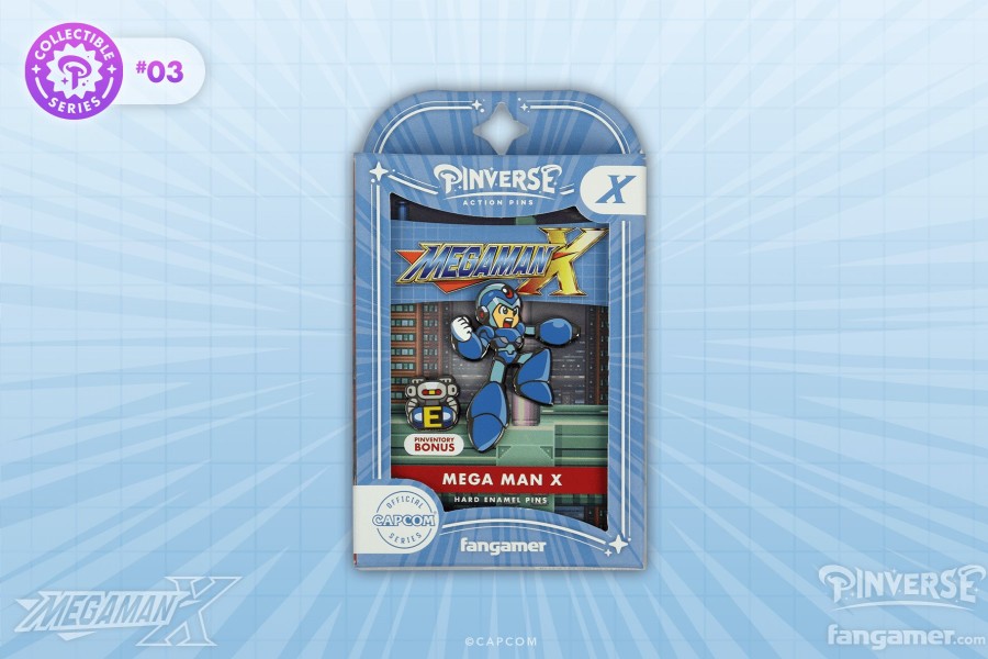 New Mega Man Mega Man X Pin Pack