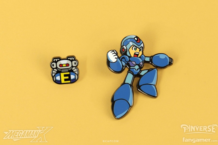 New Mega Man Mega Man X Pin Pack