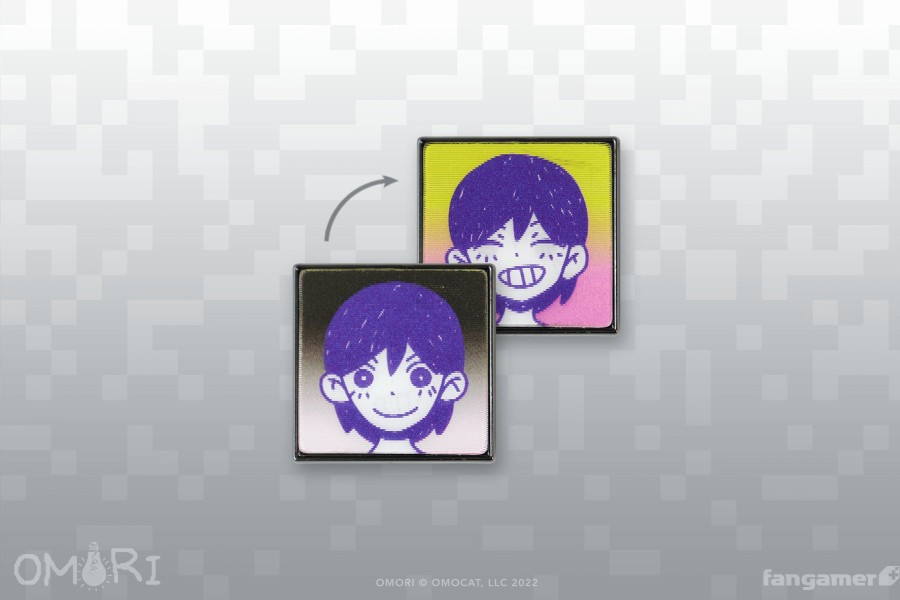 Wholesale OMORI Happy Kel Lenticular Pin