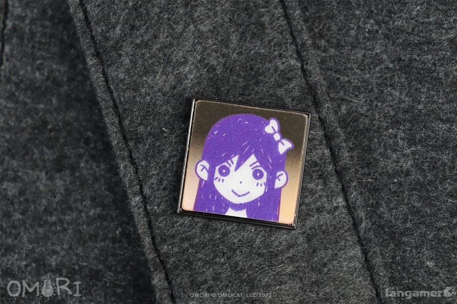 Clearance OMORI Angry Aubrey Lenticular Pin